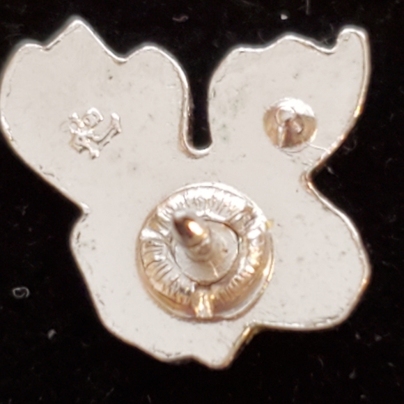 Vintage Ballou Reg'd Silver Toned Moose Lapel Hat Pin Hunter Lodge Father's Day - Picture 3 of 7